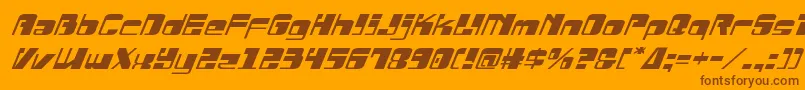 En savoir plus sur la police Drosselmeyerexpandital Police Drosselmeyerexpandital – polices brunes sur fond orange