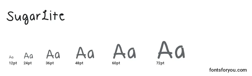 SugarLite Font Sizes