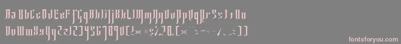 YsgarthNormal Font – Pink Fonts on Gray Background