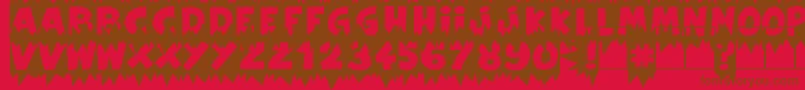 More about ExtraSalesBlank Font ExtraSalesBlank Font – Brown Fonts on Red Background