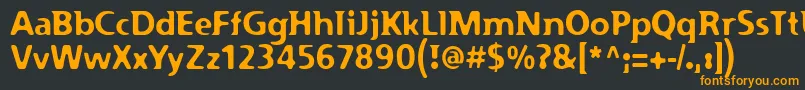 Подробнее о шрифте PfplazmBold Шрифт PfplazmBold – оранжевые шрифты на чёрном фоне