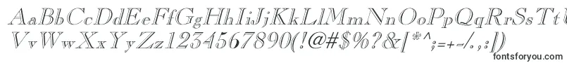 LaraItalicHollow-fontti – Fontit Microsoft Wordille