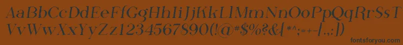 PhosphorusFluoride Font – Black Fonts on Brown Background