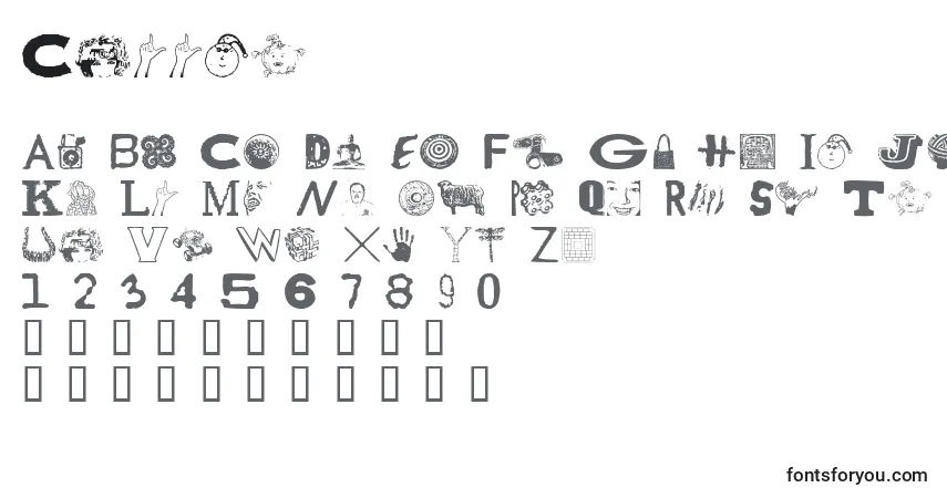 Schriftart Cullit – Alphabet, Zahlen, spezielle Symbole