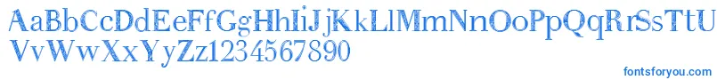 Anakatrinatan Font – Blue Fonts