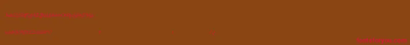Freshwaters Font – Red Fonts on Brown Background
