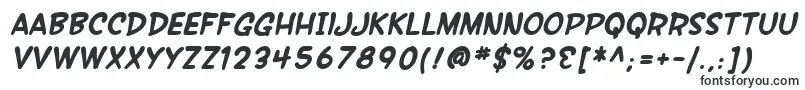 フォントSfWonderComicBoldItalic – インクで書かれたフォント