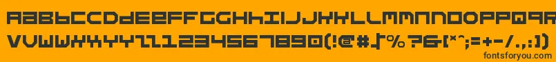 Stuntv2 Font – Black Fonts on Orange Background