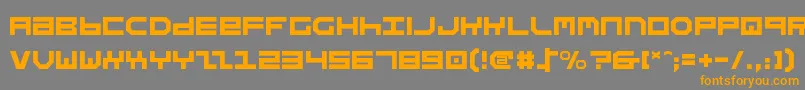 Stuntv2 Font – Orange Fonts on Gray Background