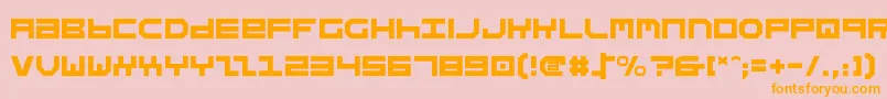 Stuntv2 Font – Orange Fonts on Pink Background