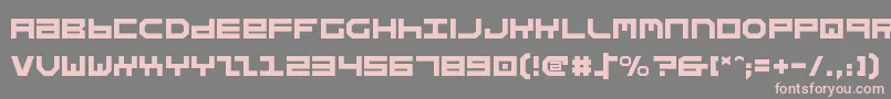 Stuntv2 Font – Pink Fonts on Gray Background