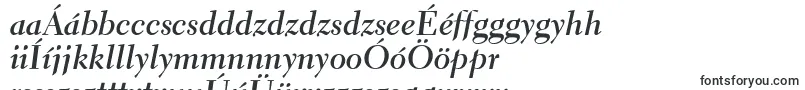 ElectraLhBoldCursiveOldstyleFigures-Schriftart – ungarische Schriften