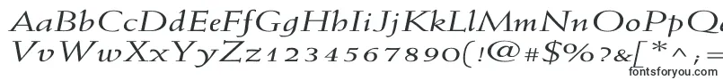 WeissItalicEx-fontti – fontit opinnäytetyöhön