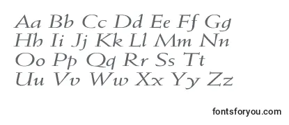 WeissItalicEx-fontti