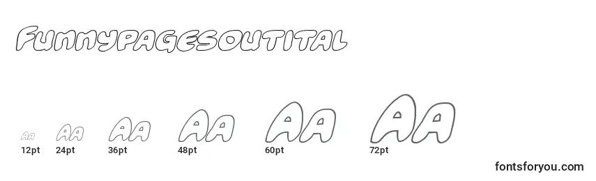 Funnypagesoutital Font Sizes