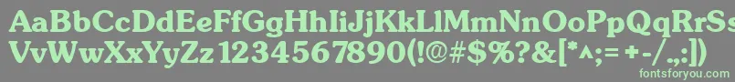 More about SunsetlhBold Font SunsetlhBold Font – Green Fonts on Gray Background