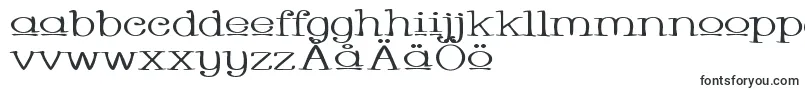 Whacuw ffy-fontti – ruotsin fontit