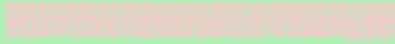 Oravanpyora Font – Pink Fonts on Green Background