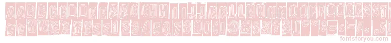 Oravanpyora Font – Pink Fonts on White Background