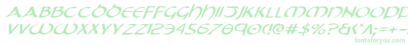 TristramExpandedItalic Font – Green Fonts