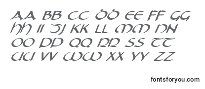 TristramExpandedItalic Font