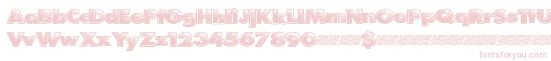 Pitstop-Schriftart – Rosa Schriften