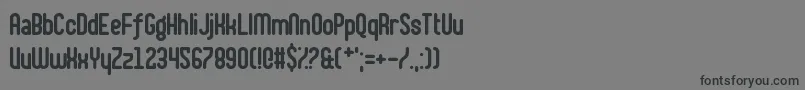 ShakeYourPlums Font – Black Fonts on Gray Background