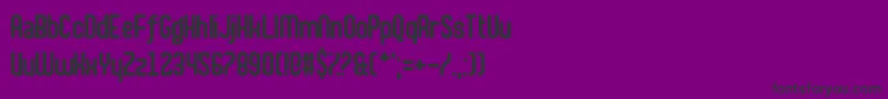 Weitere Informationen zur ShakeYourPlums-Schriftart ShakeYourPlums-Schriftart – Schwarze Schriften auf violettem Hintergrund