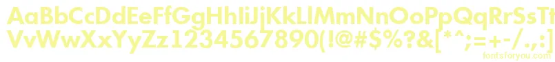 AFuturicabsBold-fontti – keltaiset fontit