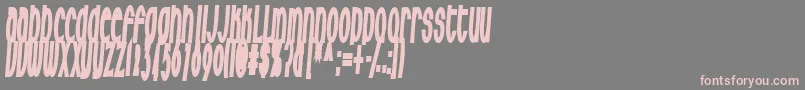 Milkfres Font – Pink Fonts on Gray Background