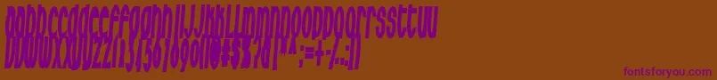 Milkfres Font – Purple Fonts on Brown Background