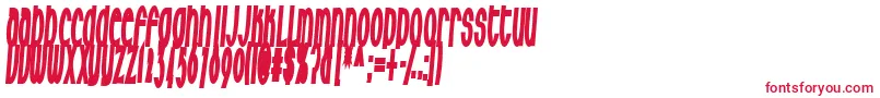 Milkfres Font – Red Fonts on White Background