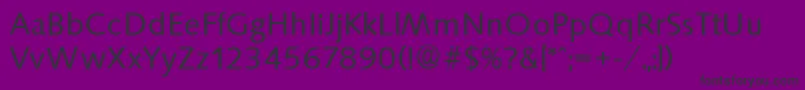 SaxonySerialRegularDb Font – Black Fonts on Purple Background