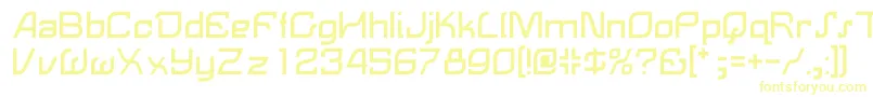 Lemon Font – Yellow Fonts on White Background