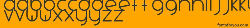 VariadaTfb Font – Black Fonts on Orange Background