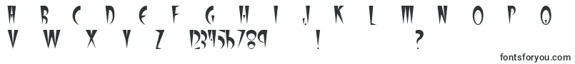 Шрифт StilletoPlain – декоративные шрифты