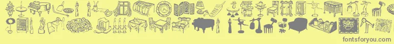 Livestyle Font – Gray Fonts on Yellow Background
