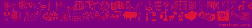 Livestyle Font – Red Fonts on Purple Background