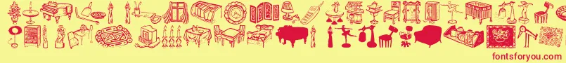 Livestyle Font – Red Fonts on Yellow Background