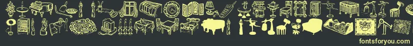 Livestyle Font – Yellow Fonts on Black Background