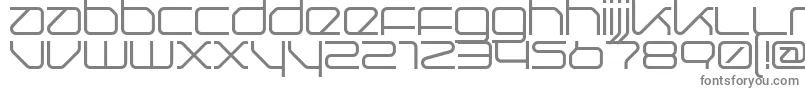 フォントQuerround – 白い背景に灰色の文字