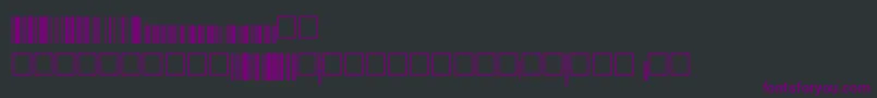 Шрифт Eanp36xtt – фиолетовые шрифты на чёрном фоне