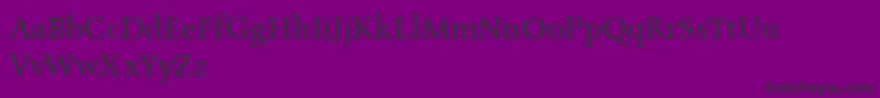 CharpentierrenredNormal Font – Black Fonts on Purple Background