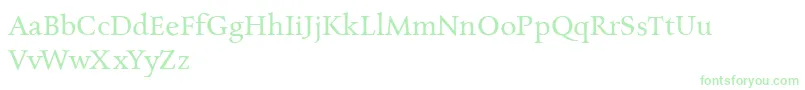 CharpentierrenredNormal Font – Green Fonts on White Background