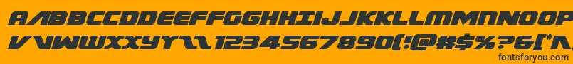 More about Federalescortital Font Federalescortital Font – Black Fonts on Orange Background