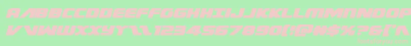 Federalescortital Font – Pink Fonts on Green Background