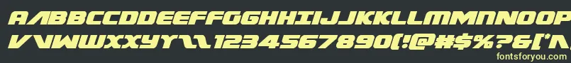 More about Federalescortital Font Federalescortital Font – Yellow Fonts on Black Background