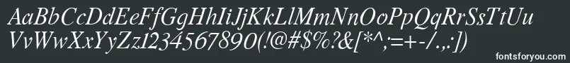 RomandeadfstdItalic Font – White Fonts
