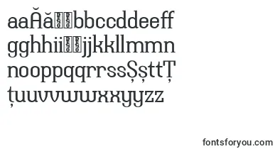 UranosDemo font – romanian Fonts