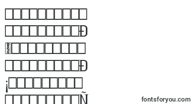 UranosDemo font – mongolian Fonts
